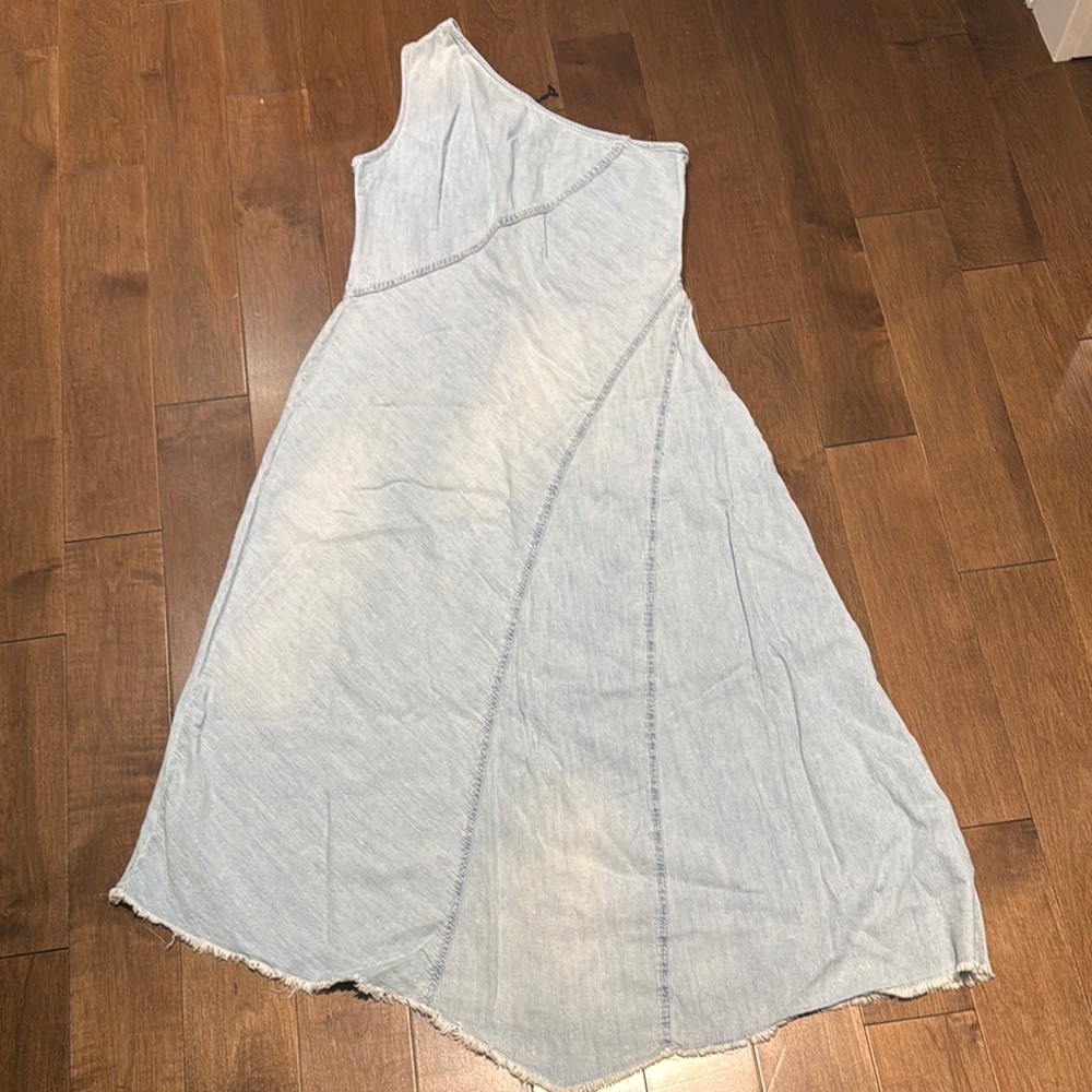 Zara denim dress sz L